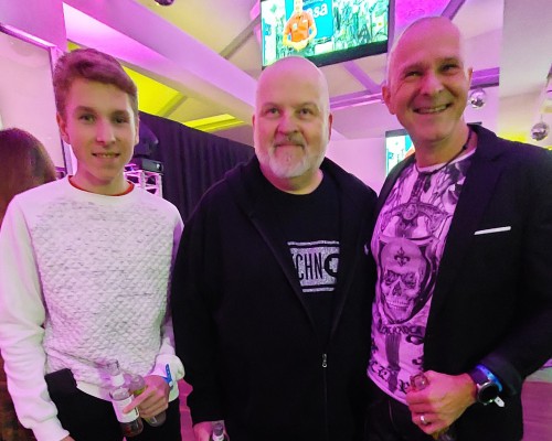 Jörg Dewald / JD Wood mit Sohn Jan und DJ Talla 2XLC
