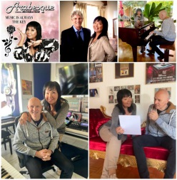 Arabesque-Michalela-Rose-music-producer-Joerg-Dewald-JD-Wood-im-Tonstudio-Music-is-always-the-key-Eric-Roberts-Julia-Roberts