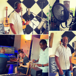 Charles Johnson, Jörg Dewald JD Wood, Stefan Schill The Voice of Germany Tonstudio1