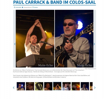 JD Wood / Jörg Dewald mit seiner Band als Support für Paul Carrack im Colos Saal Aschaffenburg 2009