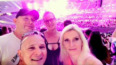 DJ Wag, Patricia Wagenknecht, Musikproduzent, Komponist, Singer/Songwriter und Sound Designer Jörg Dewald (JD Wood) und seine Frau Jeannette-Dewald@ World Club Dome Atlantis Edition 2023