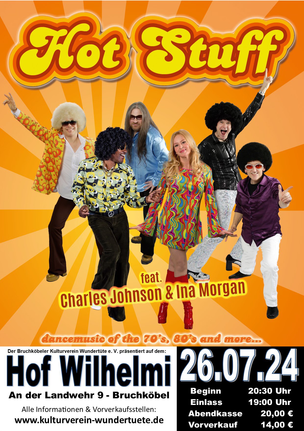 26.07.2024 - Hot Stuff feat. Charles Johnson & Ina Morgan live @ Sommerfest Hof Wilhelmi Open-Air