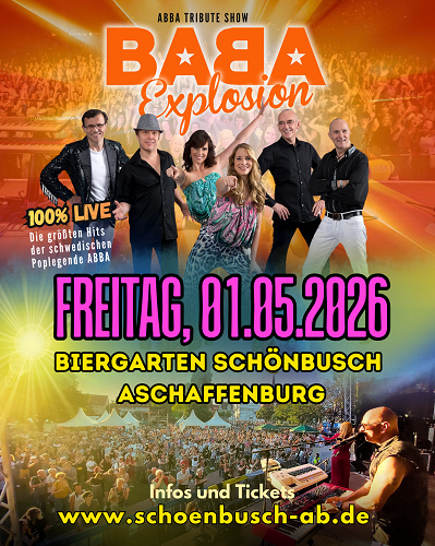 01.05.2026 - BABA Explosion - Biergarten Schönbusch Aschaffenburg