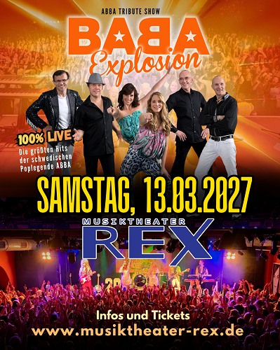 13.03.2027 - BABA Explosion - Musiktheater Rex Bensheim